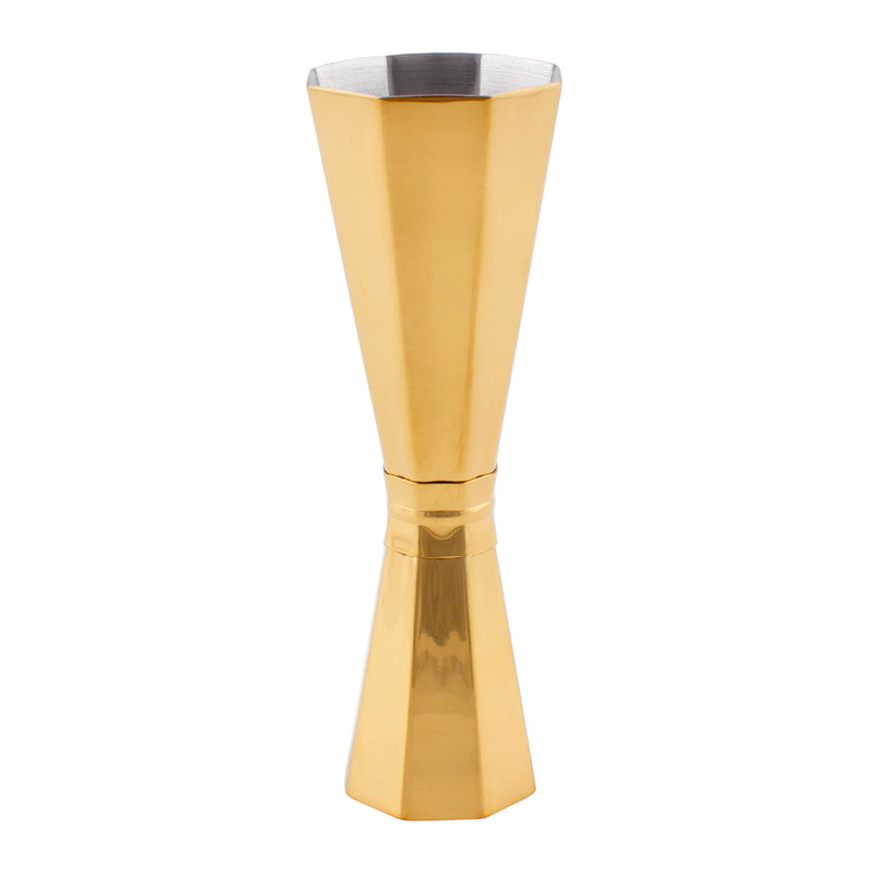BarConic® Octagon Shaped Cocktail Jigger - 30/60ML - Finish Options