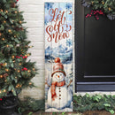 Farmhouse Christmas Vertical Wood Plank Indoor / Outdoor Signs - 10" x 36" - SEVERAL OPTIONS