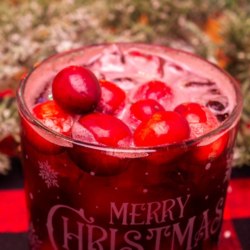 BARCONIC® CHRISTMAS COLLECTION - MERRY CHRISTMAS - GLASSWARE -10 OUNCE