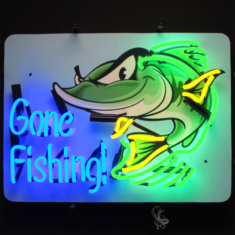 Neon Sign - Gone Fishing