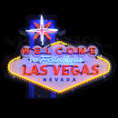 Neon Sign - Welcome To Fabulous LAS VEGAS in Shaped Steel Can