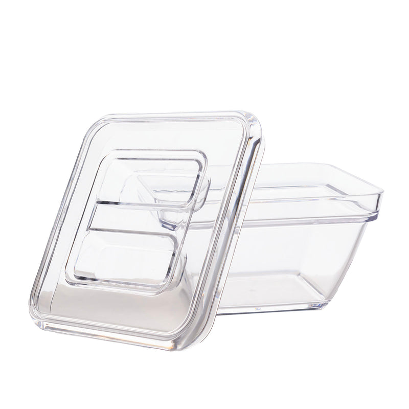 Condiment / Garnish Station w/ 3 inserts and Lids