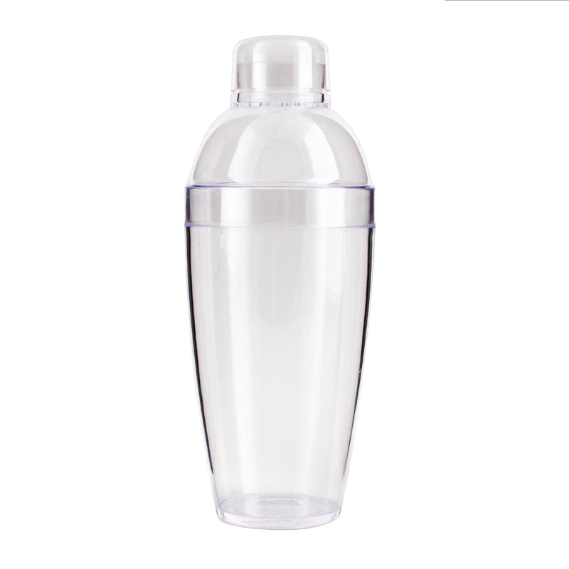 3 piece Cocktail Shaker - Plastic -Capacity Option