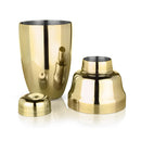 Gold Plated 3 Piece Cobbler Shaker - 17 ounce