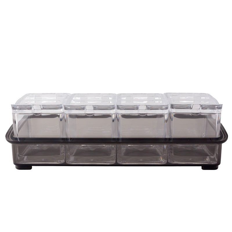 Garnish Caddy - Removable Containers - 5 Piece