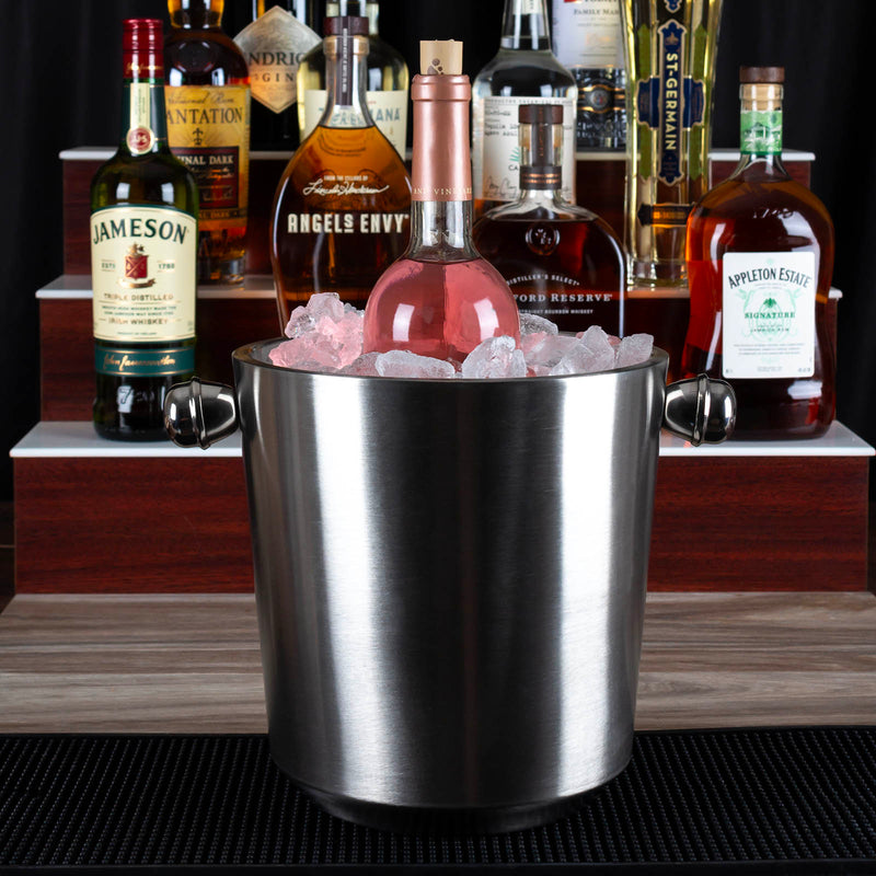 BarConic® Double Wall Wine Bucket - Stainless Steel - 4.5Qt