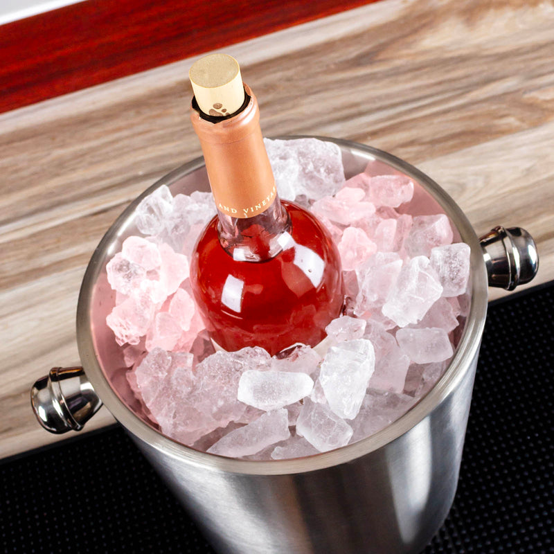 BarConic® Double Wall Wine Bucket - Stainless Steel - 4.5Qt