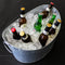 BarConic® Galvanized Oval Beverage Tub