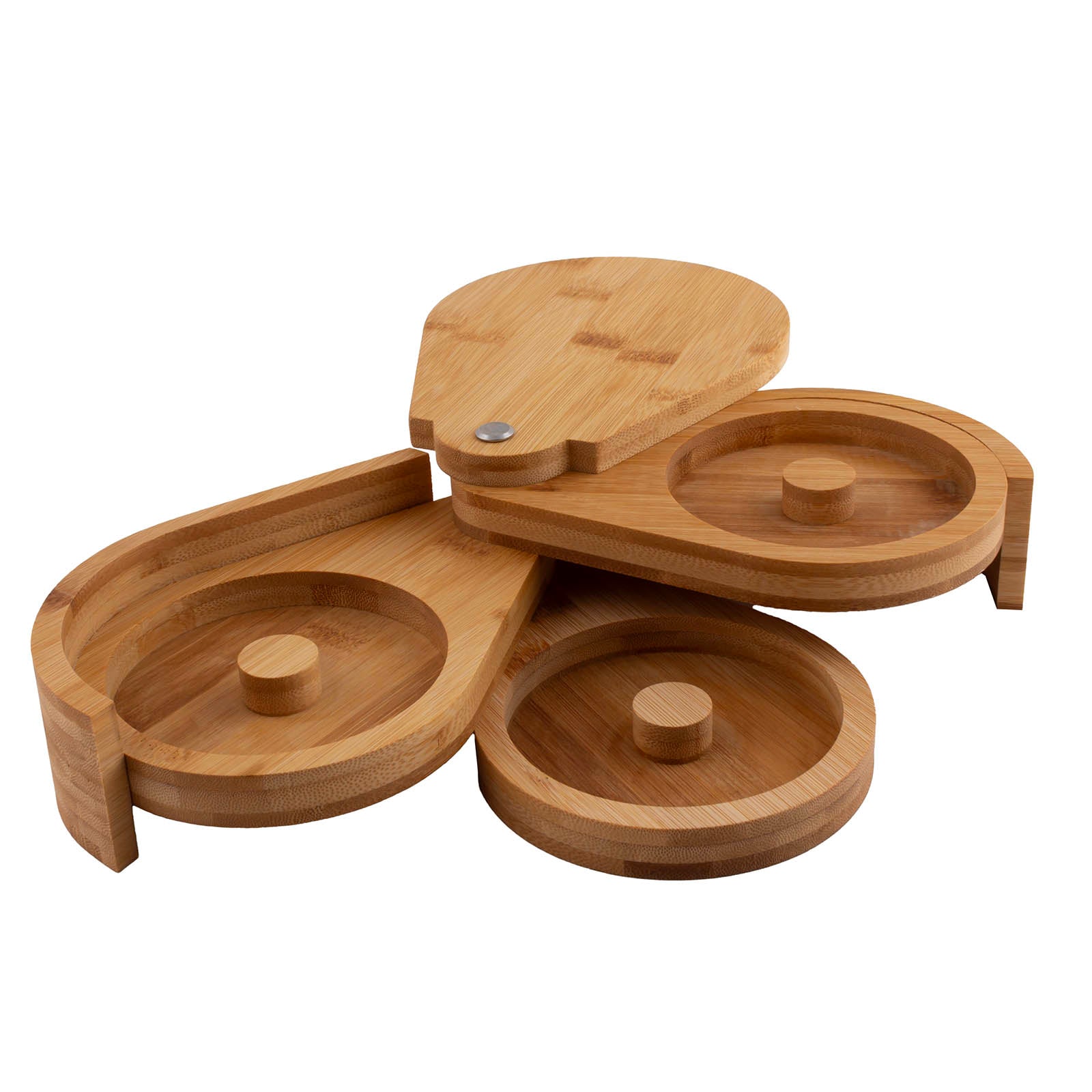 Salt Rimmer Fun BarConic® 3 Tier Salt Rimmer - Bamboo – Bar Supplies