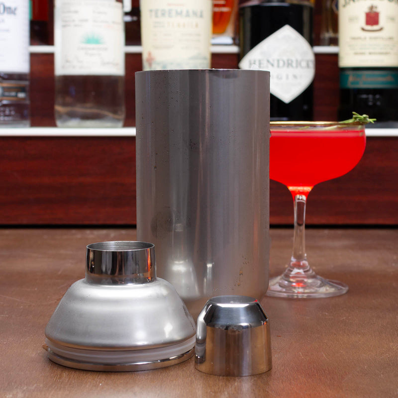BarConic® 3 Piece Shaker - 26oz - Stainless Steel