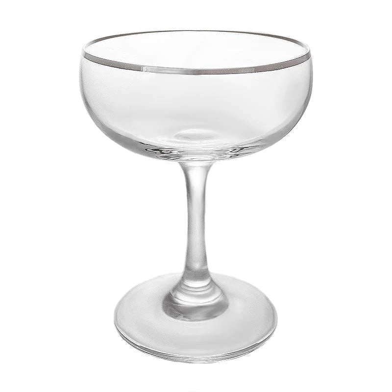 Rimmed Holiday Coupe Set of 4