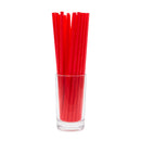 BarConic® "Eco-Friendly" Paper Straws - Red - 7 3/4" - Packs of 100