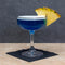 BarConic® 7 oz Silver Rimmed Coupe Cocktail Glass