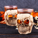 BarConic® Shot Glass w/ Ceramic Skull Base - 2 ounce