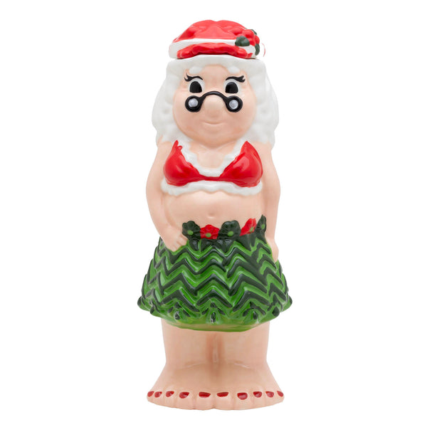 ceramic mrs. claus tiki mug 