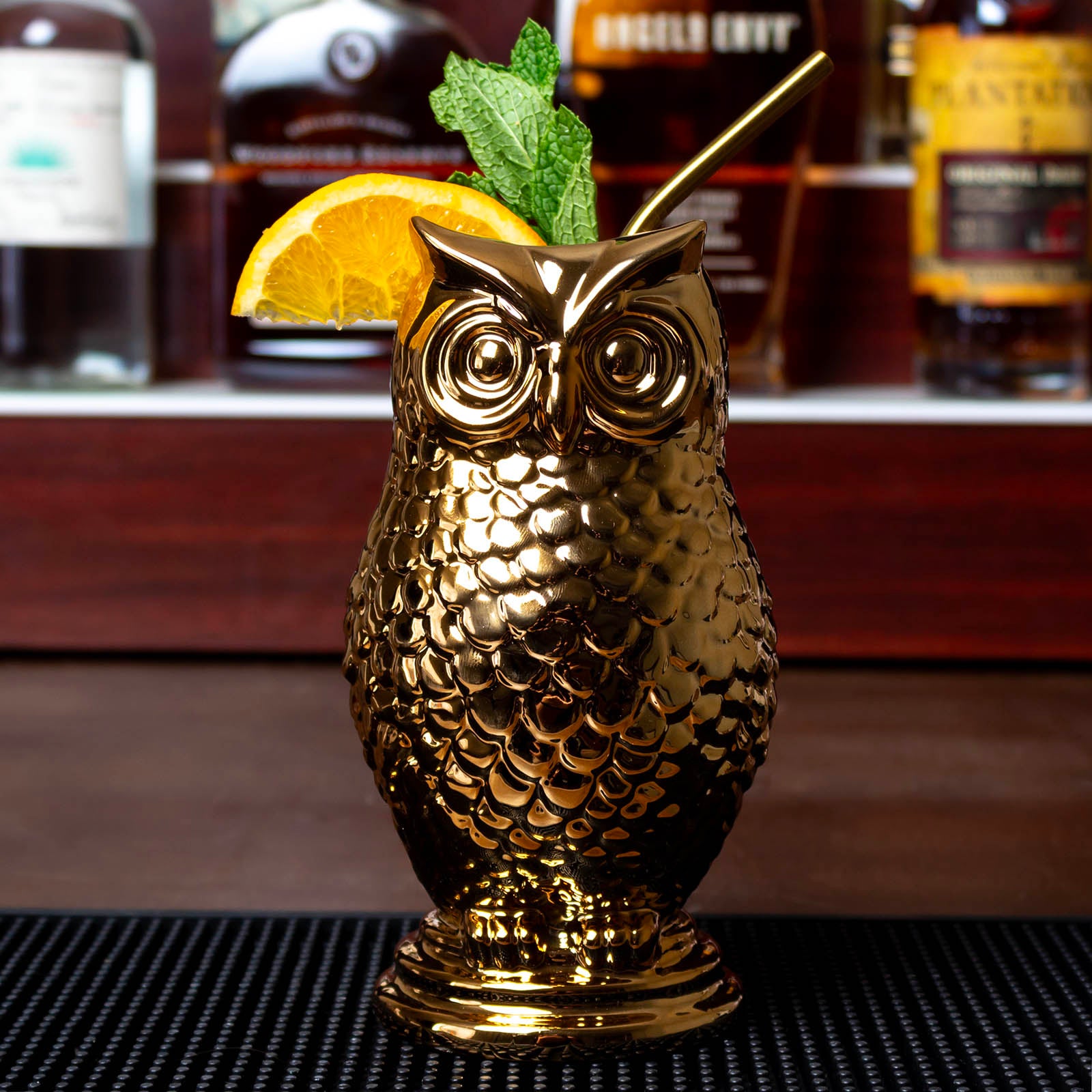 owl様 Barconic® Tiki Great Horned Owl - 24 ounce – Bar Supplies