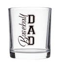 BarConic® Glassware - Baseball Dad - Old Fashion Glass - 10 ounce