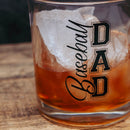 BarConic® Glassware - Baseball Dad - Old Fashion Glass - 10 ounce