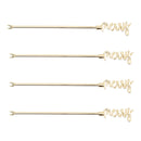 4 Piece "Merry" Cocktail Pick - Gold - BarConic®
