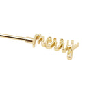 4 Piece "Merry" Cocktail Pick - Gold - BarConic®
