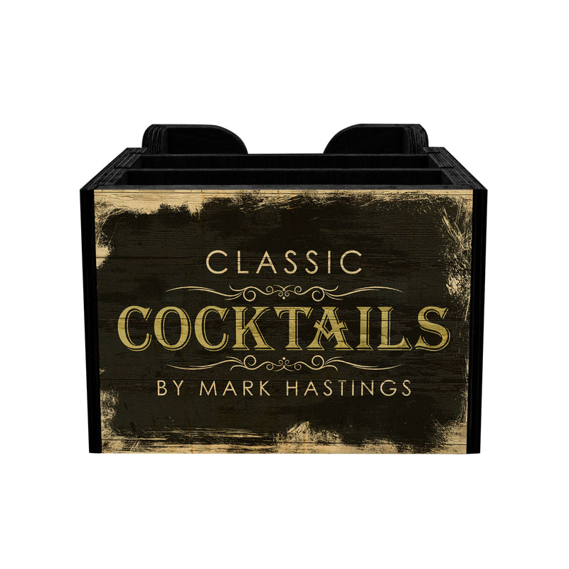 Customizable Bar Top Napkin Caddy - Classic Cocktails
