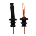BarConic® Stainless Steel Liquor Pourer w/ Dust cap - 6 pack - COLOR OPTIONS