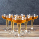 Plastic Champagne Coupe -  4 ounce - 20 pack