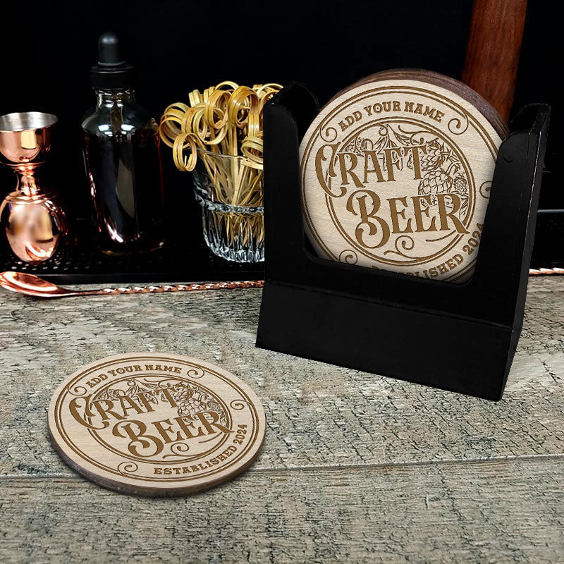 Coaster W/ BOTTLE OPENER - Thats What I do - SET OF 2 Coaster W/ BOTTLE OPENER - Thats What I do - SET OF 2
