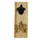 Wooden Wall Bottle Opener w/ Magnetic Cap Catcher - Custom Engraved Monogram Theme