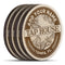 Customizable Engraved Wooden Coasters - Tap House Theme - Round - Set of 4