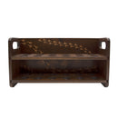 Wooden Egg Holder for 2 Dozen Eggs Dark Walnut Stain With Laser Engraving Local Egg Dealer Handcrafted in the USA empty