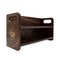 Wooden Egg Holder for 2 Dozen Eggs Dark Walnut Stain With Laser Engraving Local Egg Dealer Handcrafted in the USA empty