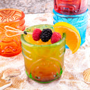 Colored Tiki Stacking Tumblers (12oz) - Set of 4