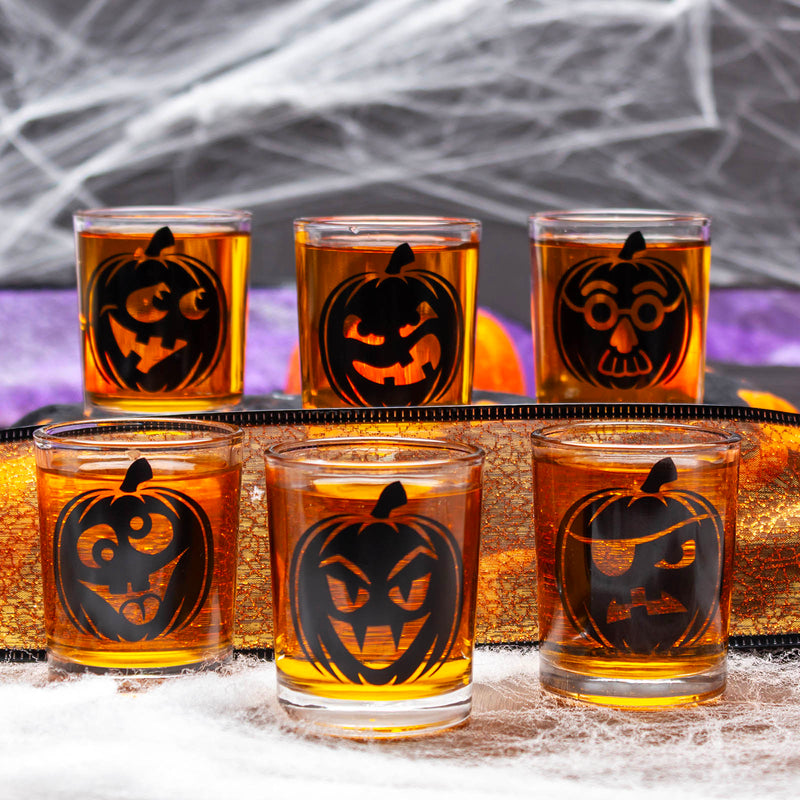 Jack O'Lantern Votive/Shot Glass  - 2.5 Ounce