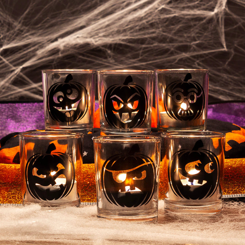 Jack O'Lantern Votive/Shot Glass  - 2.5 Ounce