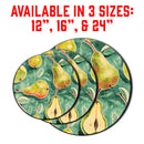 Lazy Susan - Watercolor Fruit - Pear - 3 Different Sizes