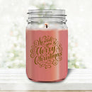 BarConic Christmas Collection -  Mason Jar Glassware-  12 ounce - Several Design Options