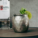 Hammered Stainless Steel Moscow Mule Mugs 18 oz. - Case of 6 cups