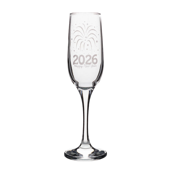 New Years Champagne Glass -  2026 - 7.5oz