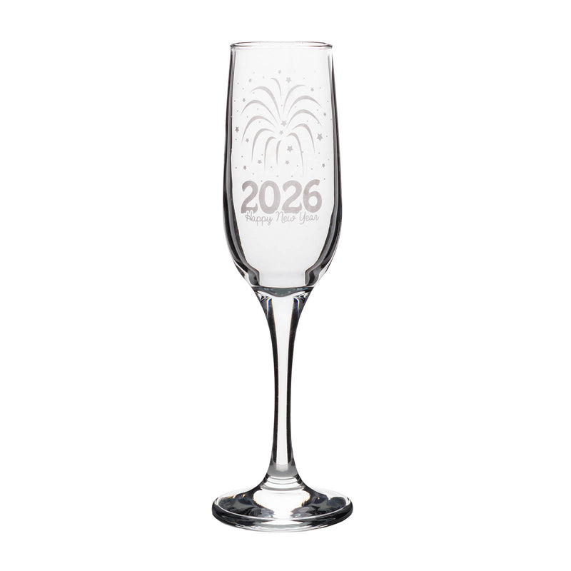 New Years Champagne Glass -  2026 - 7.5oz