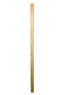 Plain wooden stick on a white background