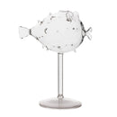 BarConic® Cocktail Glass w/ Straw - Puffer Fish