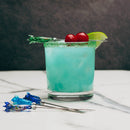 Glass Seahorse Cocktail Picks - Set of 4