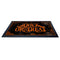 Halloween-themed doormat with 'Trick or Treat' text on a black background