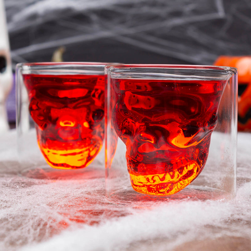 Doomed Crystal Skull Shot Glass - 2.5 ounce