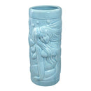 Blue Mermaid Ceramic Tiki Glass