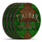 Customizable Wooden Coasters - Tiki Leaves - Round - Set of 4