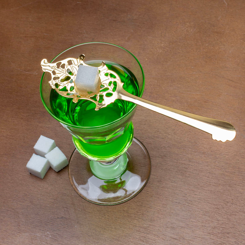 BarConic® Traditional Pontarlier Absinthe Glass - with cuts – Bar