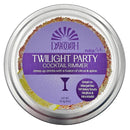 Droosh Twilight Party cocktail rimmer packaging with purple label and silver rim.