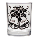 VOTIVE/SHOT GLASS - CHRISTMAS BELLS - 2.5 OZ.